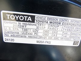 2020 Toyota Corolla XSE Navy Blue 2.0L MT #Z22858